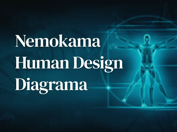 Nemokama Human Design analizė – atraskite savo asmeninę energiją ir gyvenimo kelią per unikalią diagramą. Paveikslėlyje dominuoja švytinti žmogaus silueto grafika ir DNR elementai, simbolizuojantys sąmonės ir genetikos ryšį. Human Design sistema padės jums giliau pažinti save ir suprasti santykių bei karjeros dinamiką. Registruokitės nemokamai GoToYourPower.lt.